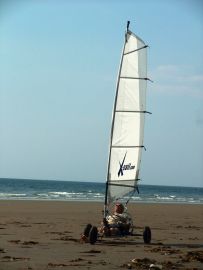 Sand racing on Borth Beach