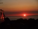Sun setting